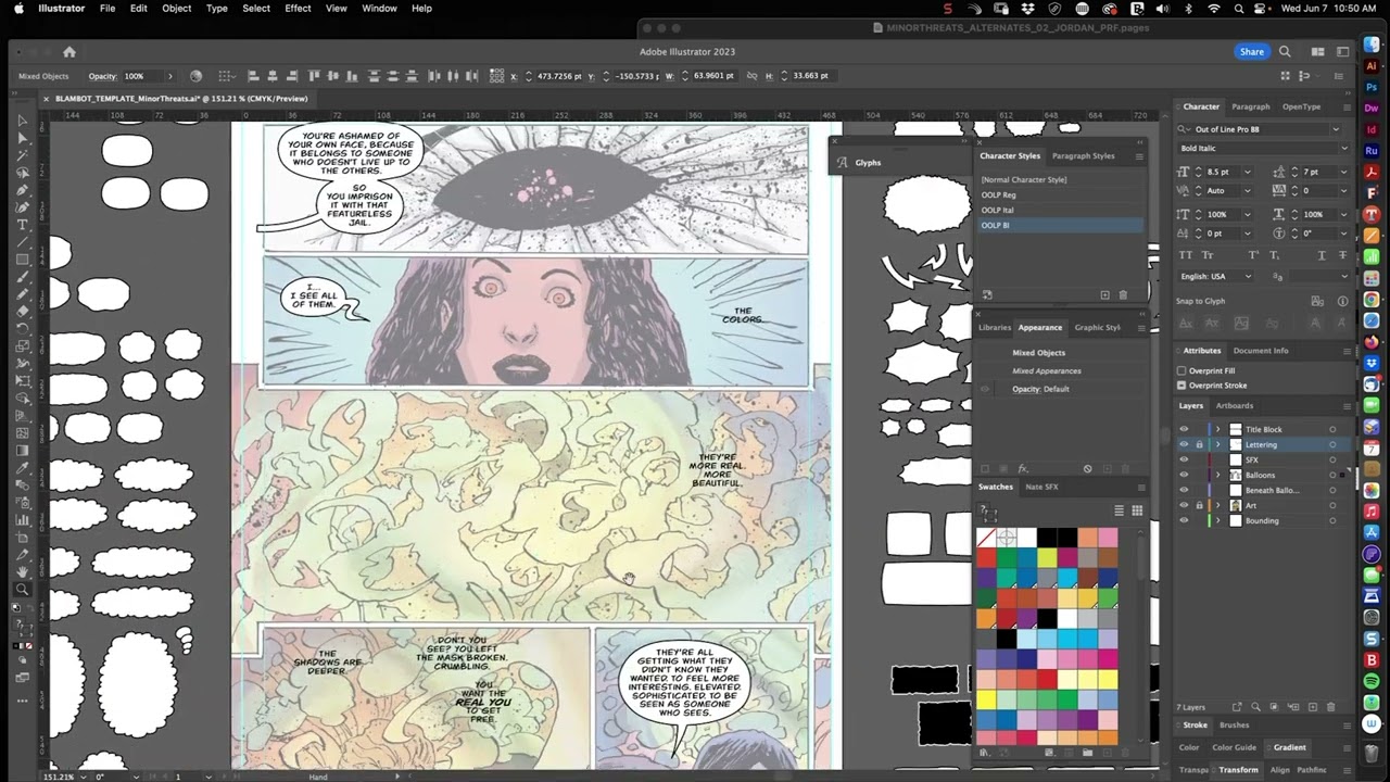 LETTERING LIVE 005 - Minor Threats: The Alternates #2, page 14