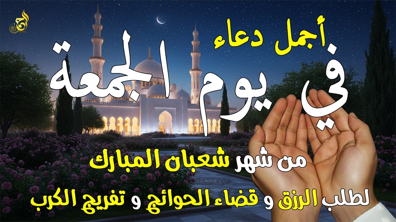 دعاء فى يوم الجمعة المستجاب دعاء في يوم 25 من شهر شعبان المبارك للرزق والشفاء العاجل وقضاء الحوائج