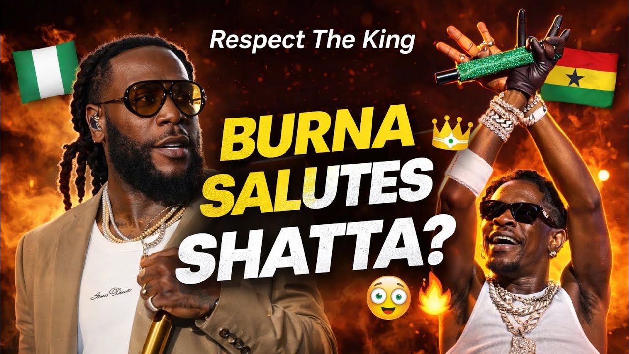 Ghana vs Nigeria ENDS? Burna Boy Salutes Shatta Wale 🇬🇭🇳🇬
