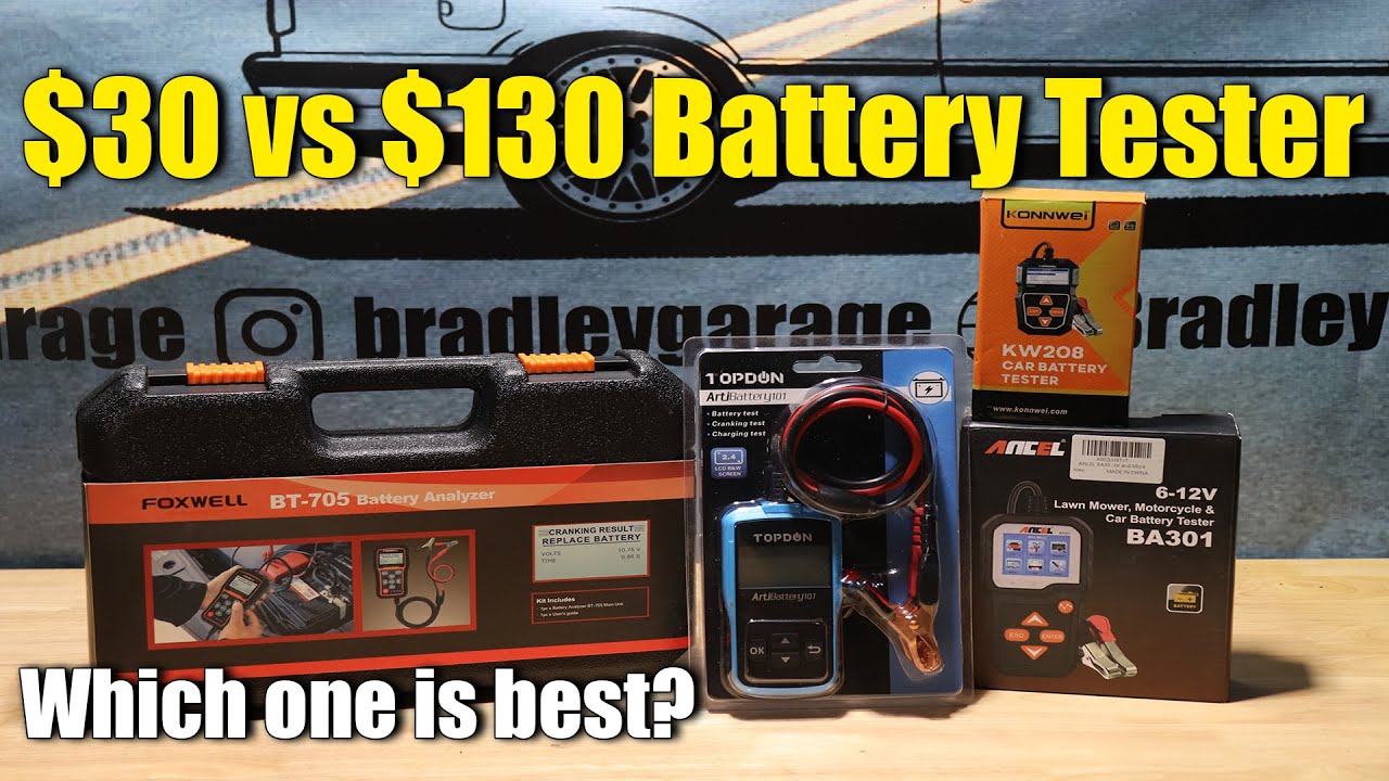 $30 vs. $130 Battery Tester (Which One is Best?) Konnwei, Topdon, Ancel, Foxwell