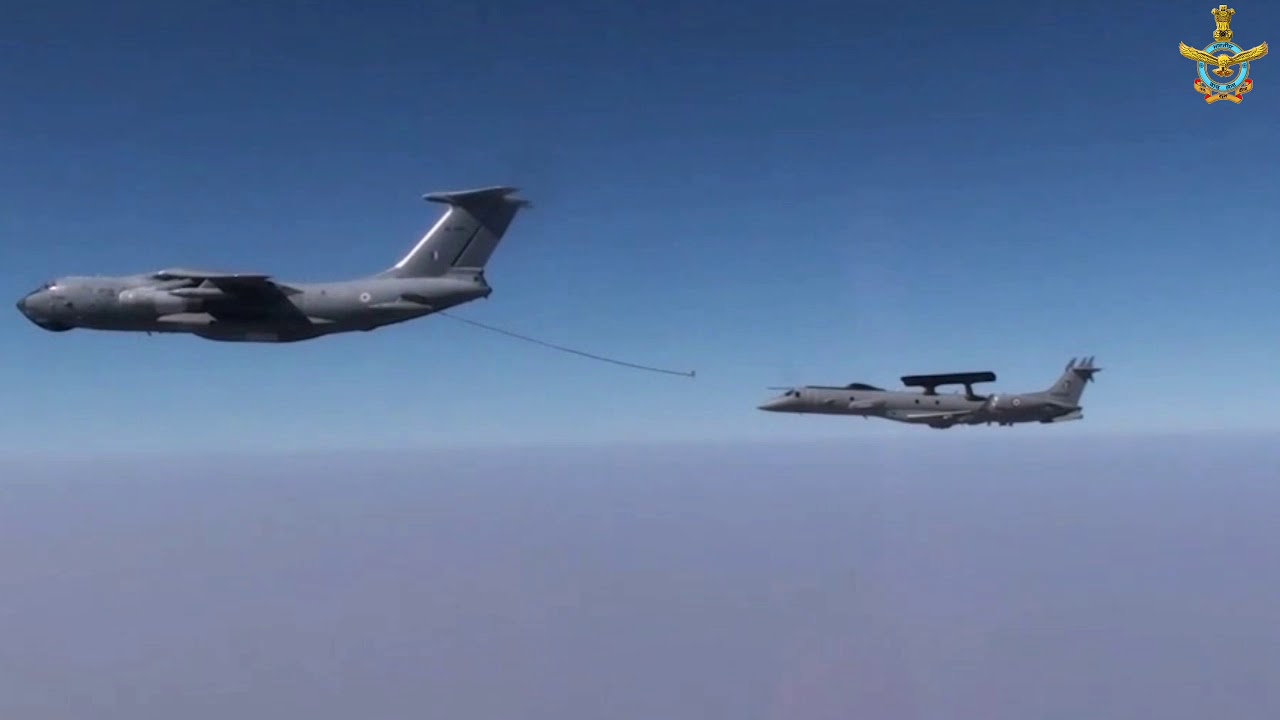#AirToAir Refuelling by #NETRA from IL-78 Tanker.