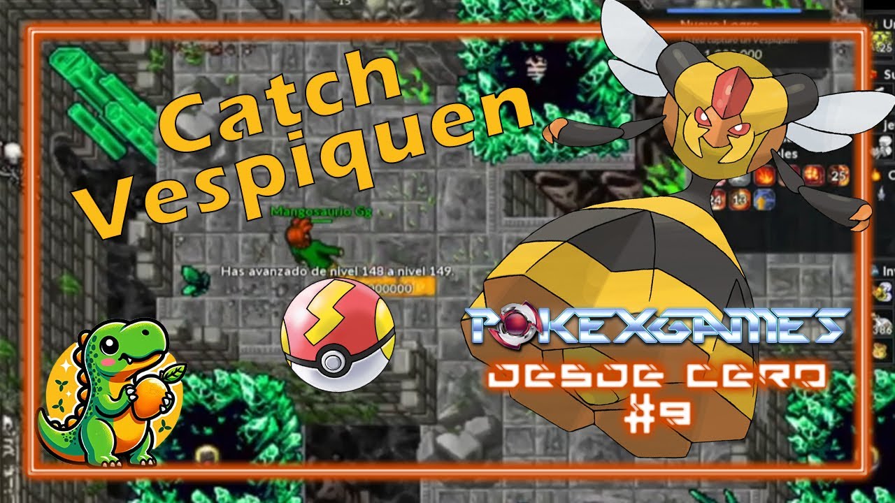 [ PokeXgames ] Desde Cero | Subiendo nivel 140 a 150 | Catch Vespiqueen 1 Ball 🌕 🔮
