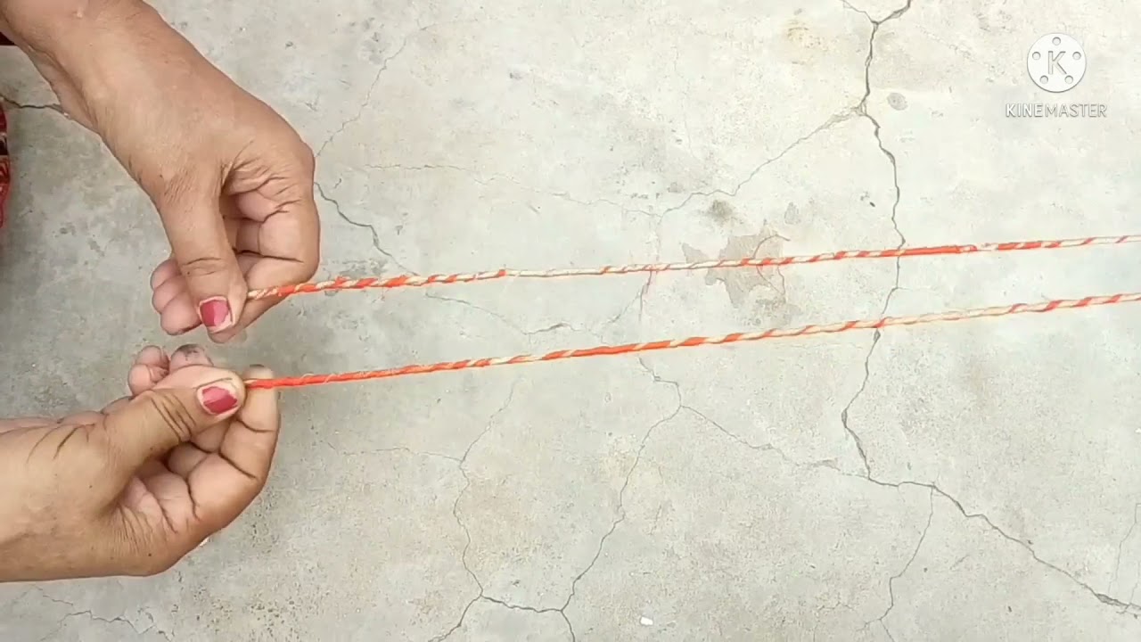 rope making, how to make handmade rope, टूथ ब्रश की सहायता से बनाएं रस्सी,