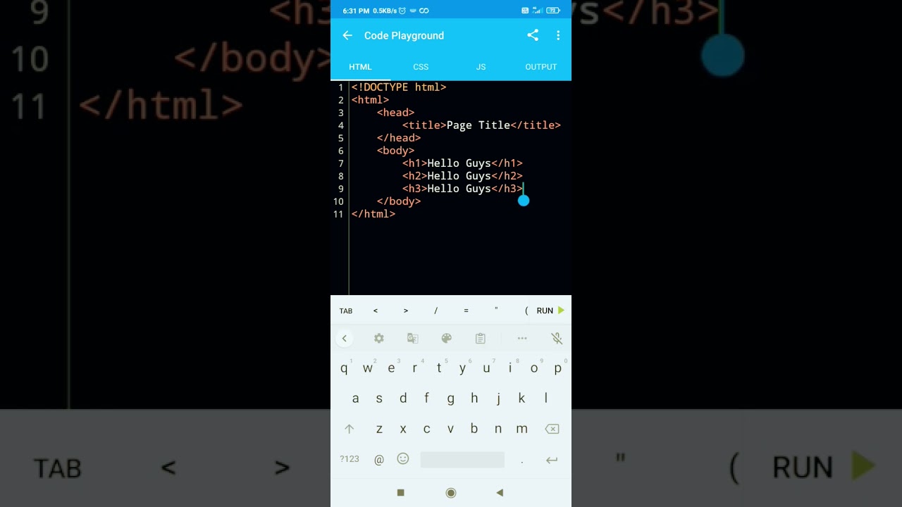 how to use heading tag in html #python #coding #code #html
