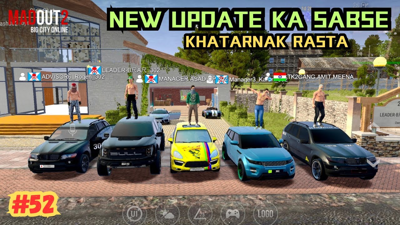 KHATARNAK RASTE PE CARS😱🔥 MADOUT2 GAMEPLAY #52