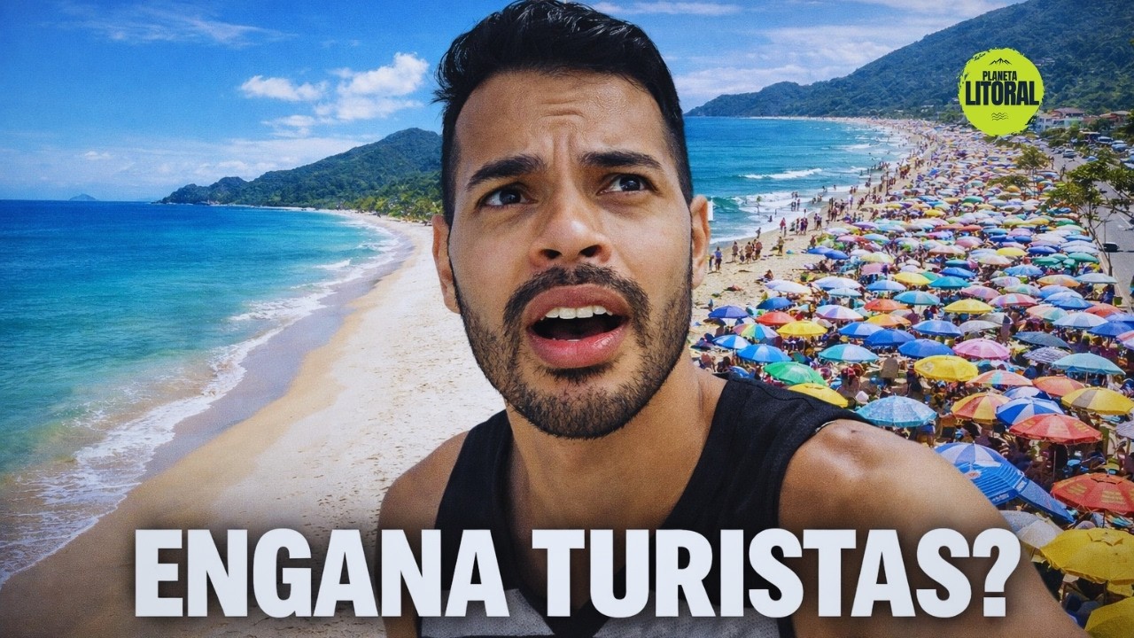 Praias lindas no litoral paulista, mas que enganam turistas