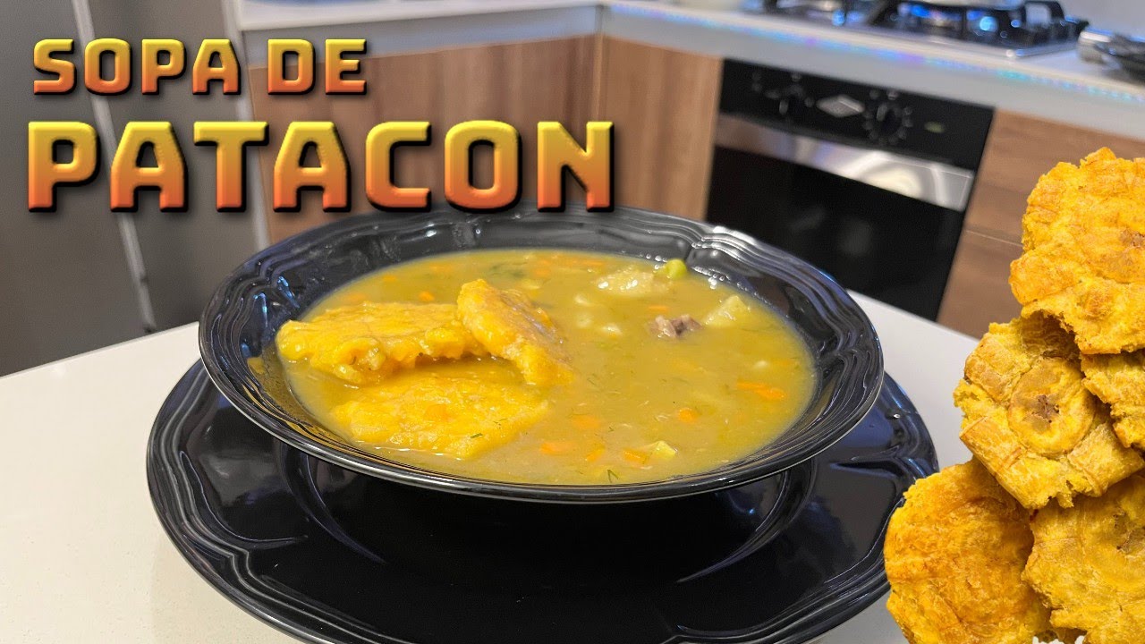 SOPA DE PATACÓN - AL ESTILO FRIEND FOOD