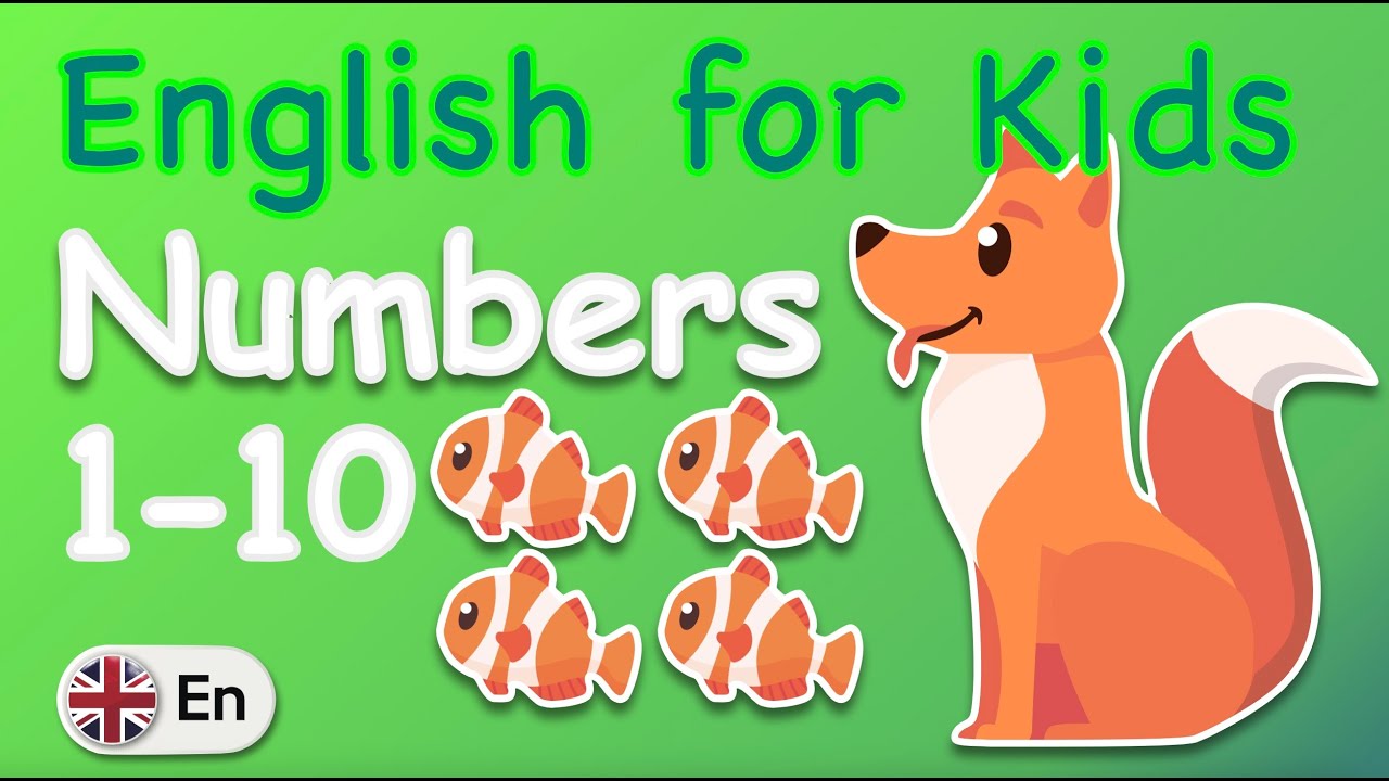 Numbers 1 to 10  | Preschool English (UK) | bebe ingles | 幼兒英語 | 幼儿英语 | बच्चा अंग्रेजी