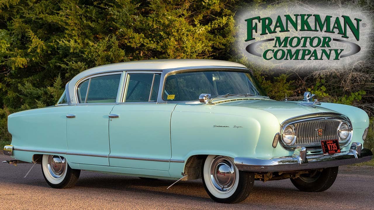 40K Mile - Original 1955 Nash Statesmen Super - Frankman Motors Company - Walk around/ Driving Video