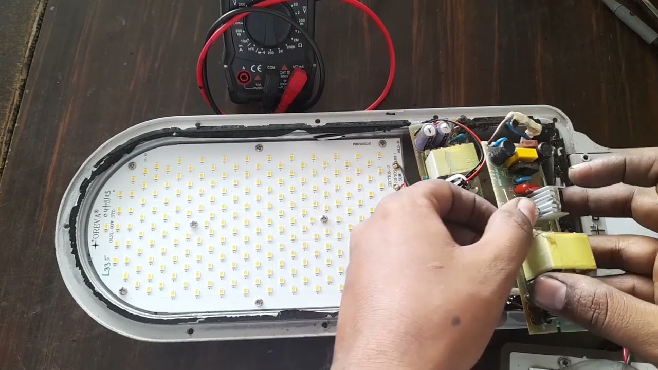 LED street light repair कैसे करे । LED light blinking issue solve | repair trick