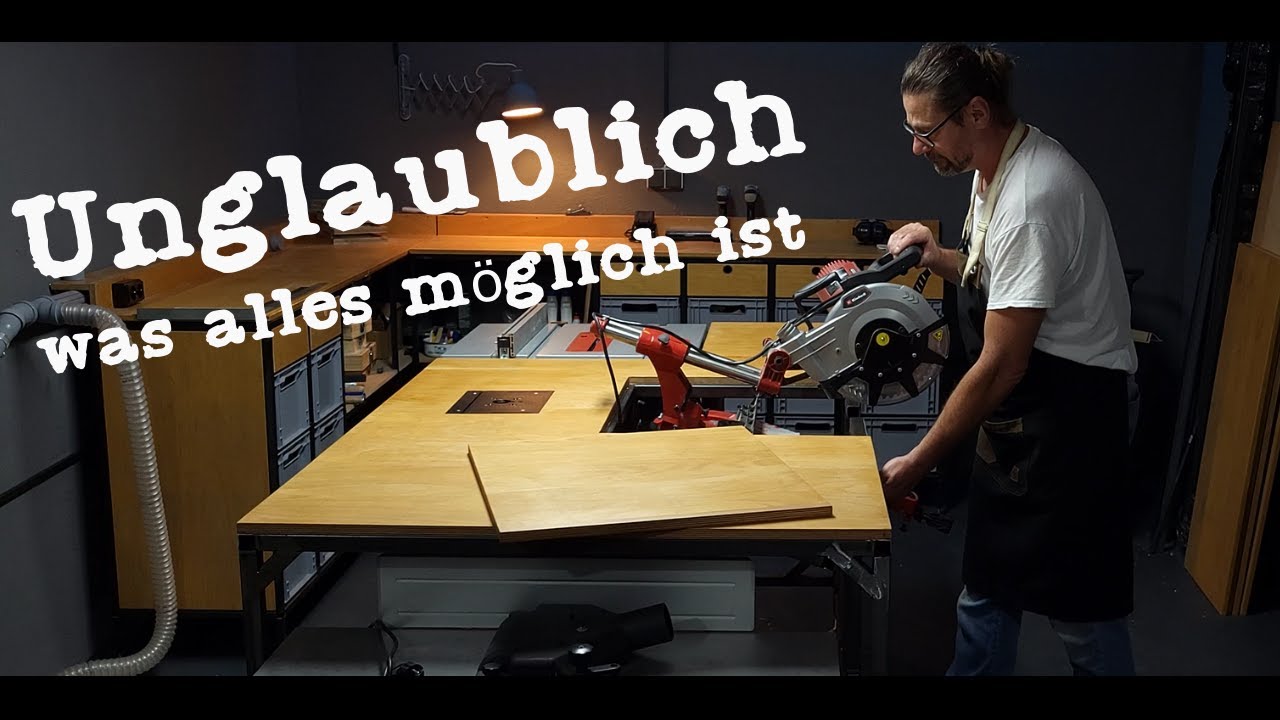 Eine neue Art von Werkbank – vielseitig wie ein Schweizer Taschenmesser. Das gabs noch nie!😍Ratajski