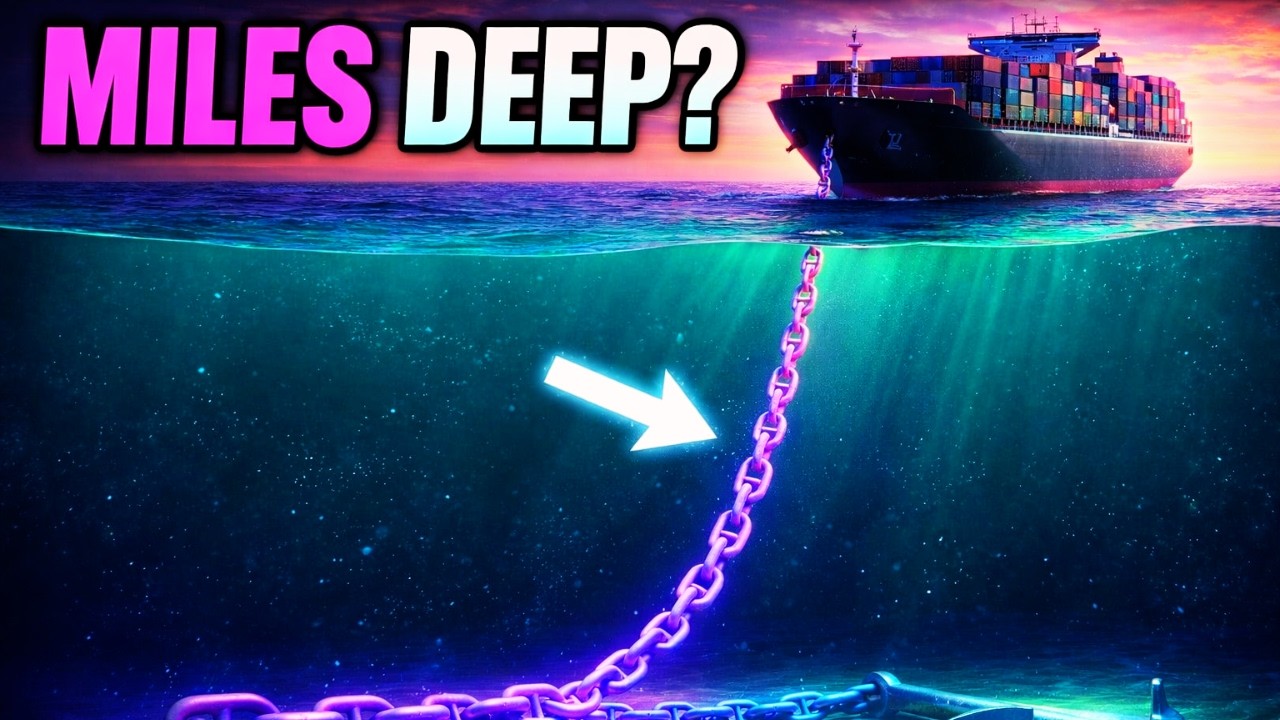 How Does a Anchor Hold a 200,000 Ton Ship? It Doesn't work the way you think