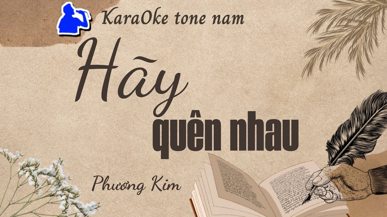 Hãy quên nhau | Tone nam (Cm) Karaoke  | Cui bap music