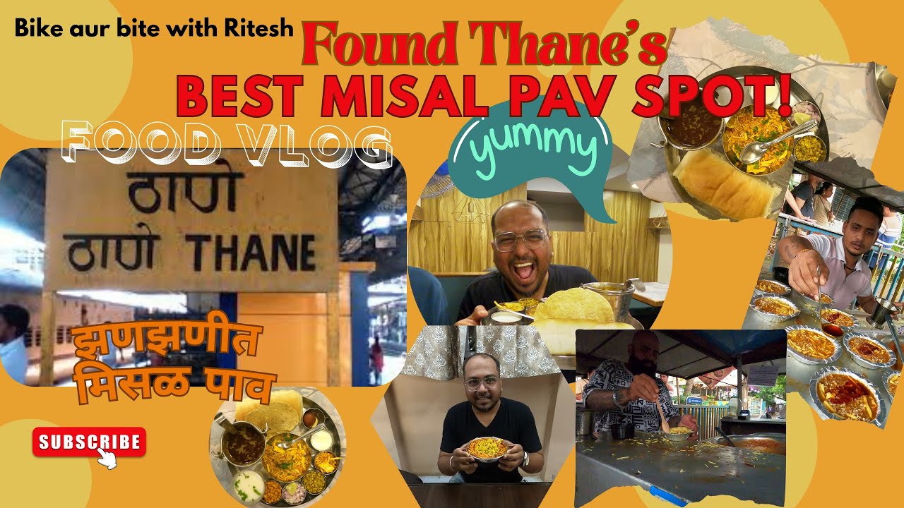 Spicy Misal Pav in Thane! Exploring Street Food Joints