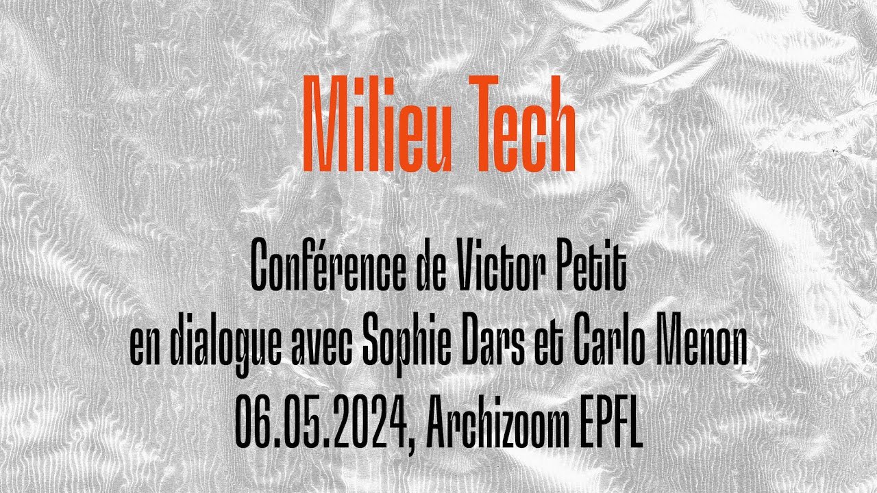 Victor Petit - conférence dans le cadre de l'exposition 