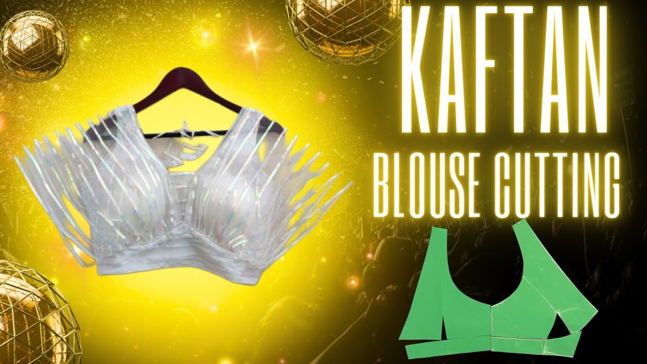 Princess Cut Belt blouse Cutting/ kaftan Blouse Design
