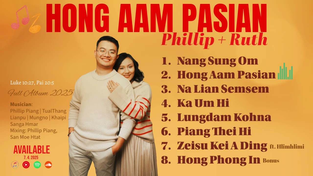 Hong Aam Pasian | Phillip + Ruth | 2025 ( Full Album )