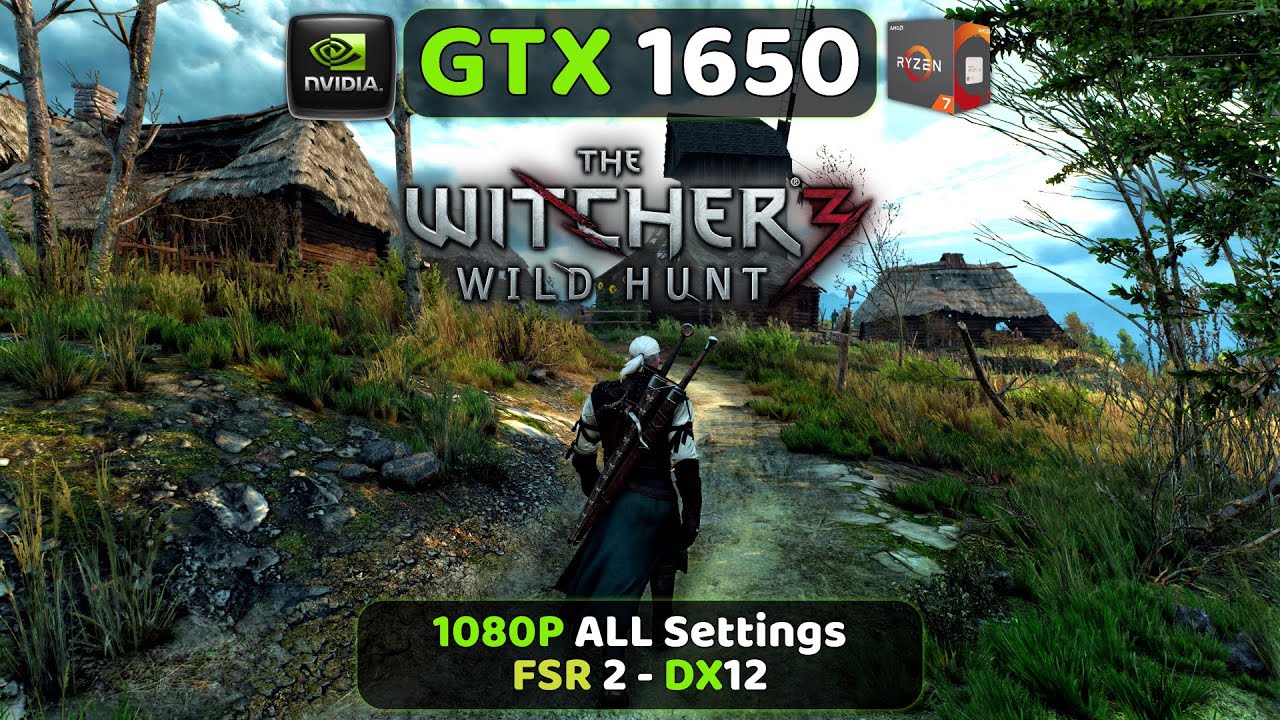 GTX 1650 | The Witcher 3 Next Gen Update | 1080P | All Settings | FSR 2
