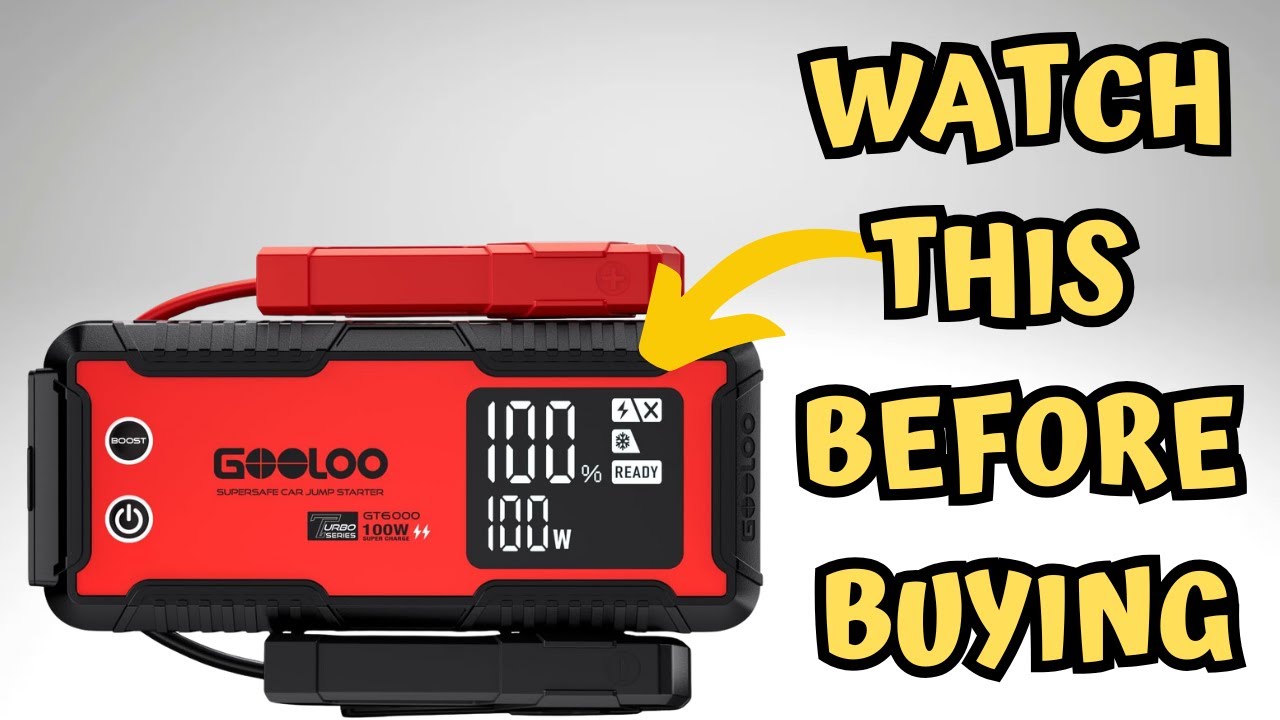 Unboxing and Quick Review of GOOLOO 6000A Jump Starter GT6000 with 100W Bi-Directional Fast Charge
