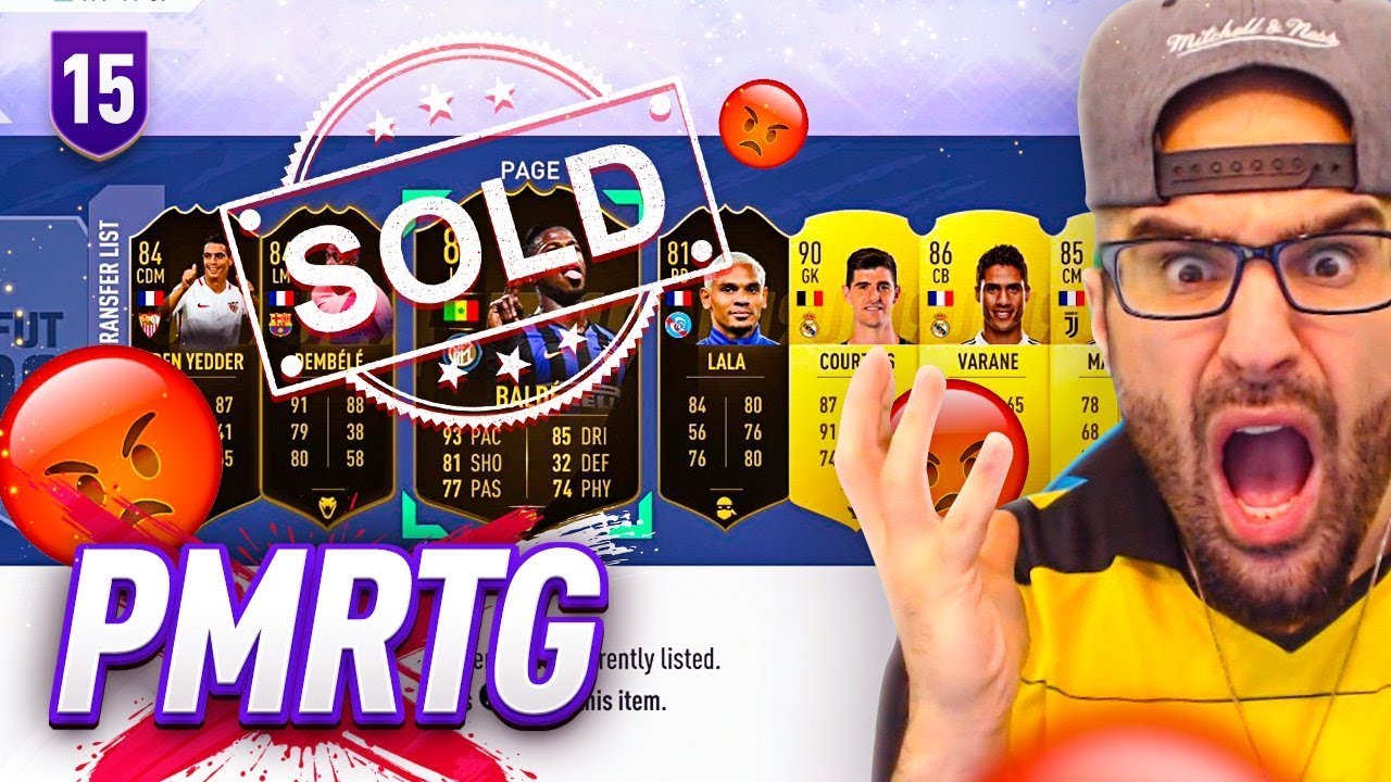 WOW RAGE SELLING THE TEAM! *THE END* - #FIFA19 Ultimate Team PMRTG #15