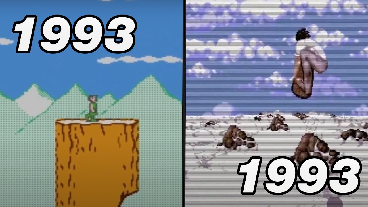 Evolution of CLIFFHANGER Video Games (1993)
