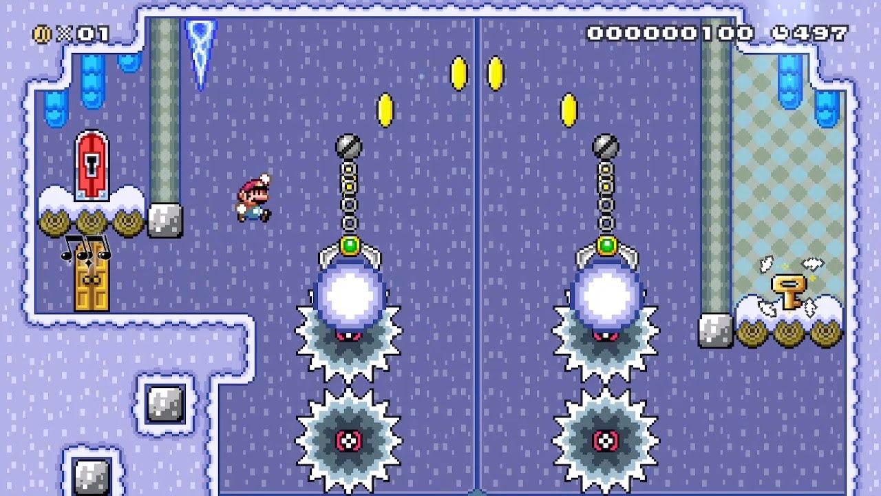 マリオメーカー2　Cold and Hot Kaizo