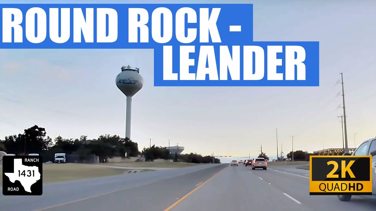 Driving Austin, TX: Round Rock (Teravista) to Leander via RM-1431