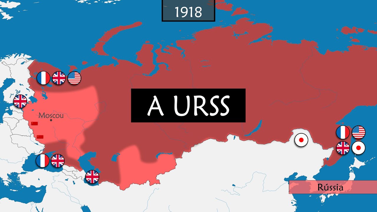 URSS - UNIÃO SOVIÉTICA: Ascensão e queda