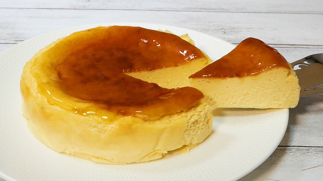 世界で一番簡単なボトム無しニューヨークチーズケーキの作り方 How to make Easy New York cheesecake