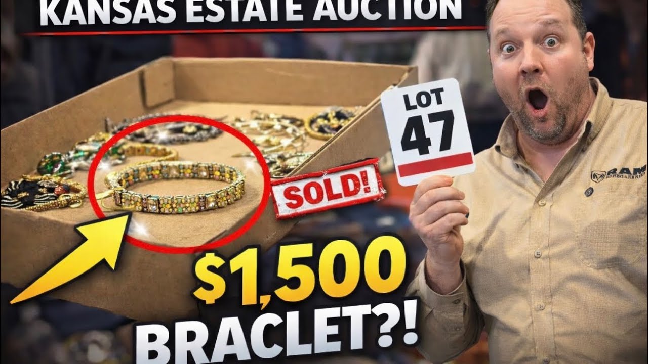 Estate Auction Jewelry Surprise – $1,500 Bracelet