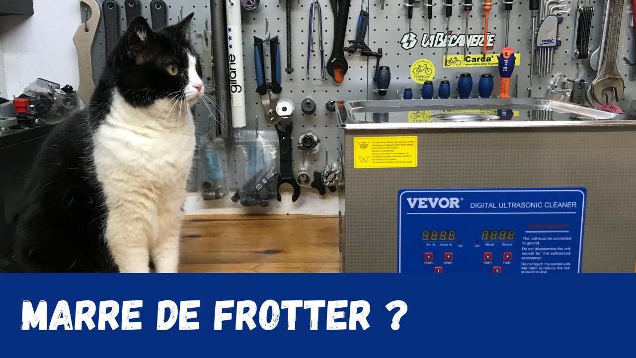 Bac à ultrasons, le nettoyage facile