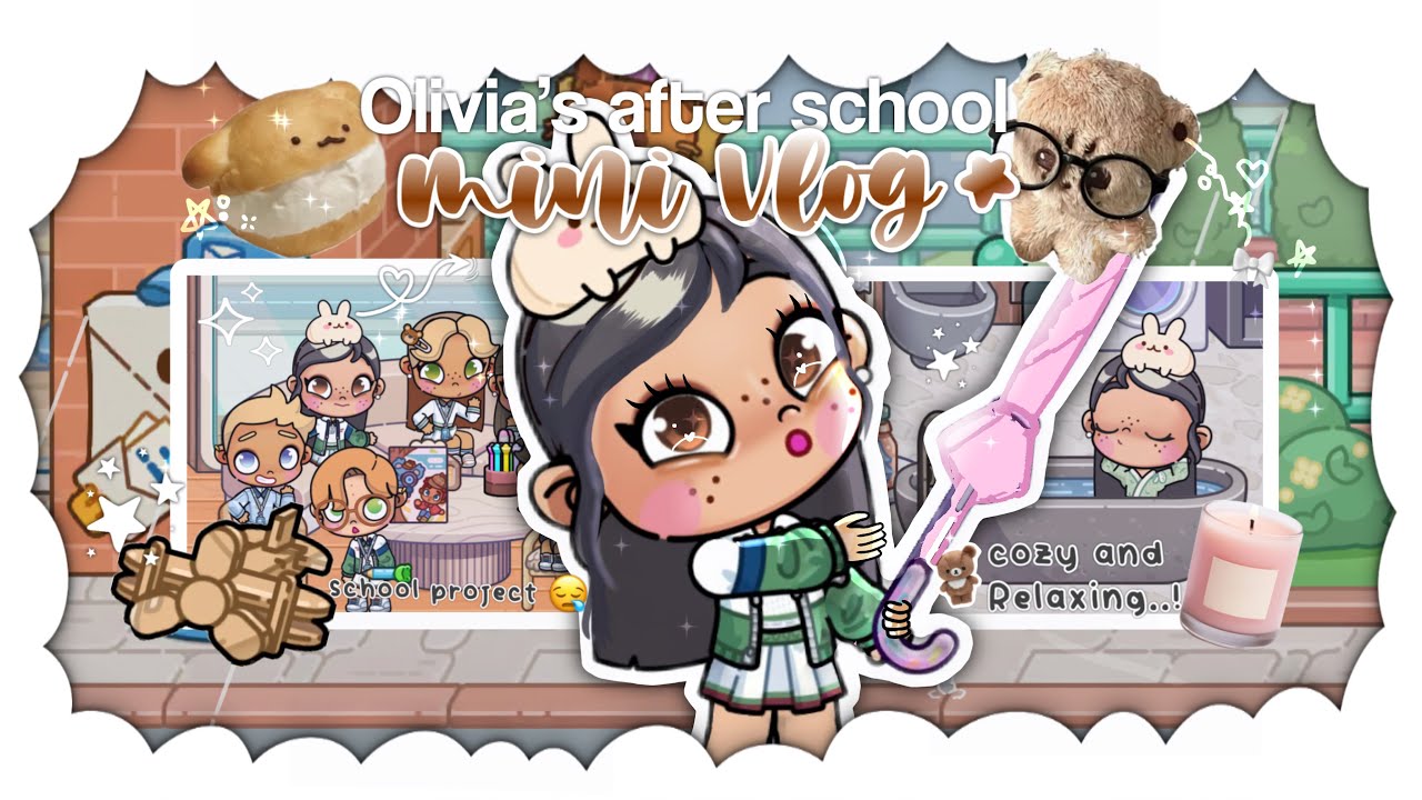 *COZY😌* OLIVIA’S AFTERSCHOOL MINI VLOG 📸🍡|| *VOICED*🫶🏼|| AVATAR WORLD AESTHETIC ROLEPLAY 🌎 