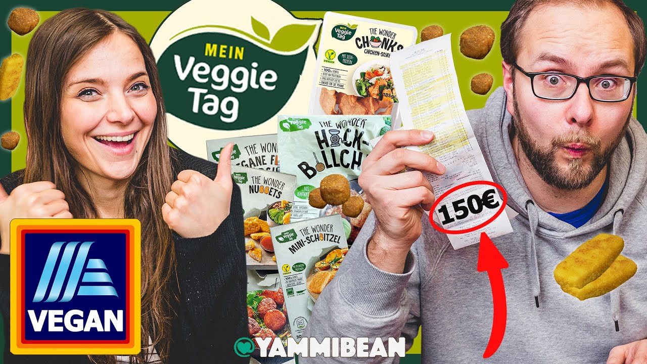 VEGAN Aldi-Kalypse für 150€! NEUE Produkte im Test