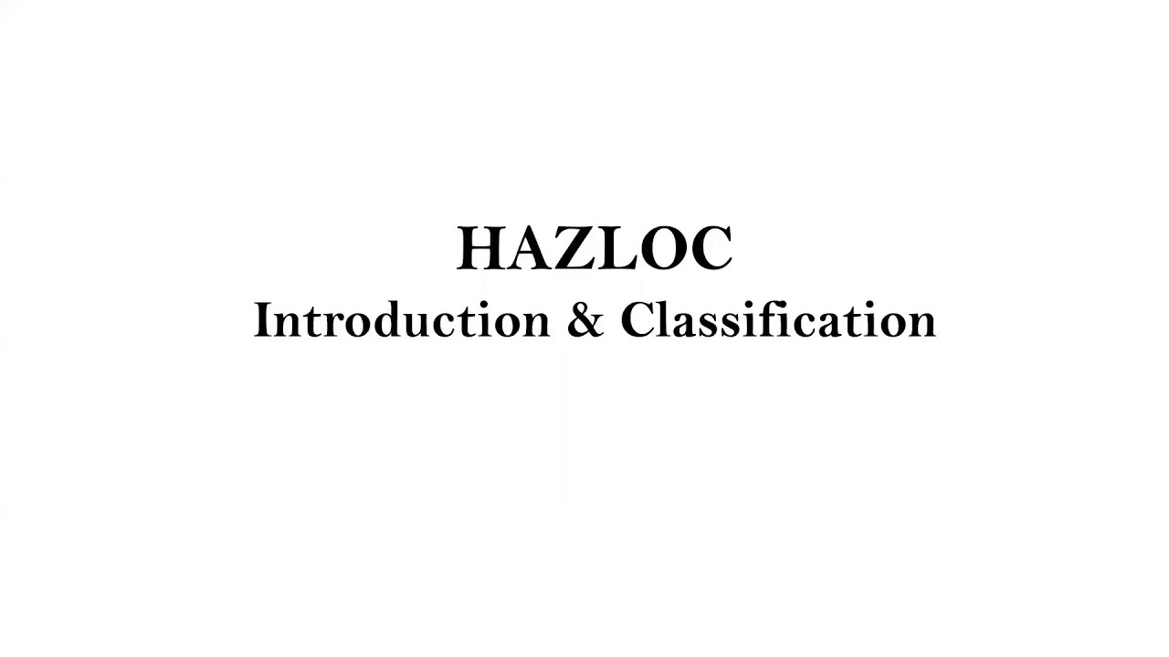 Раздел 18 CEC: Введение и классификация HAZLOC