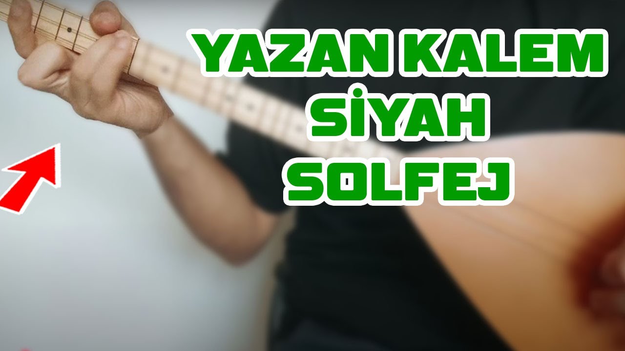 Yazan Kalem Siyah - Solfej (Orta Seviye)