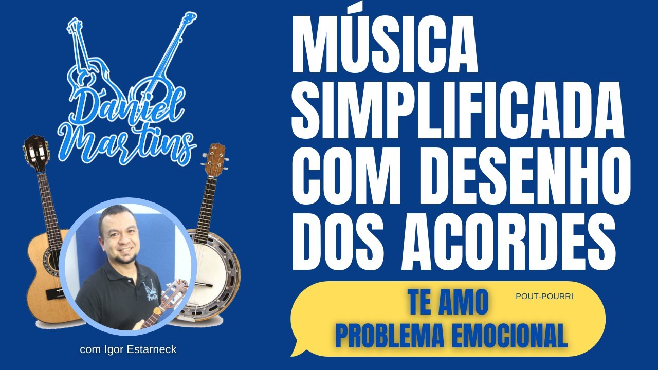 2 Músicas para Rodas de Samba | Aula de cavaquinho com desenho dos acordes