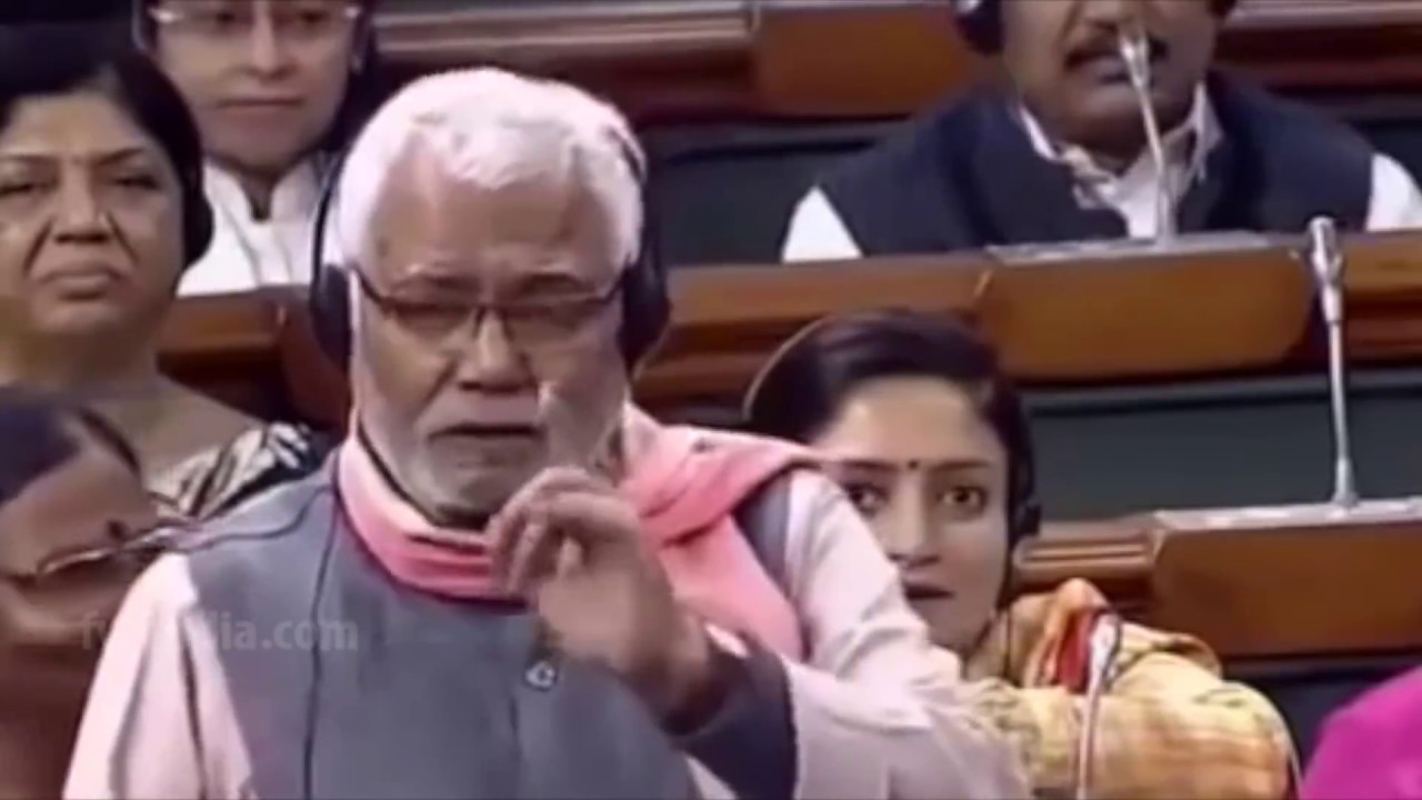 मैडम आप क्या जानो भैस दूध आगे से देती हैं या पीछे से- Hukumdev Narayan Yadav Speech  Lok Sabha