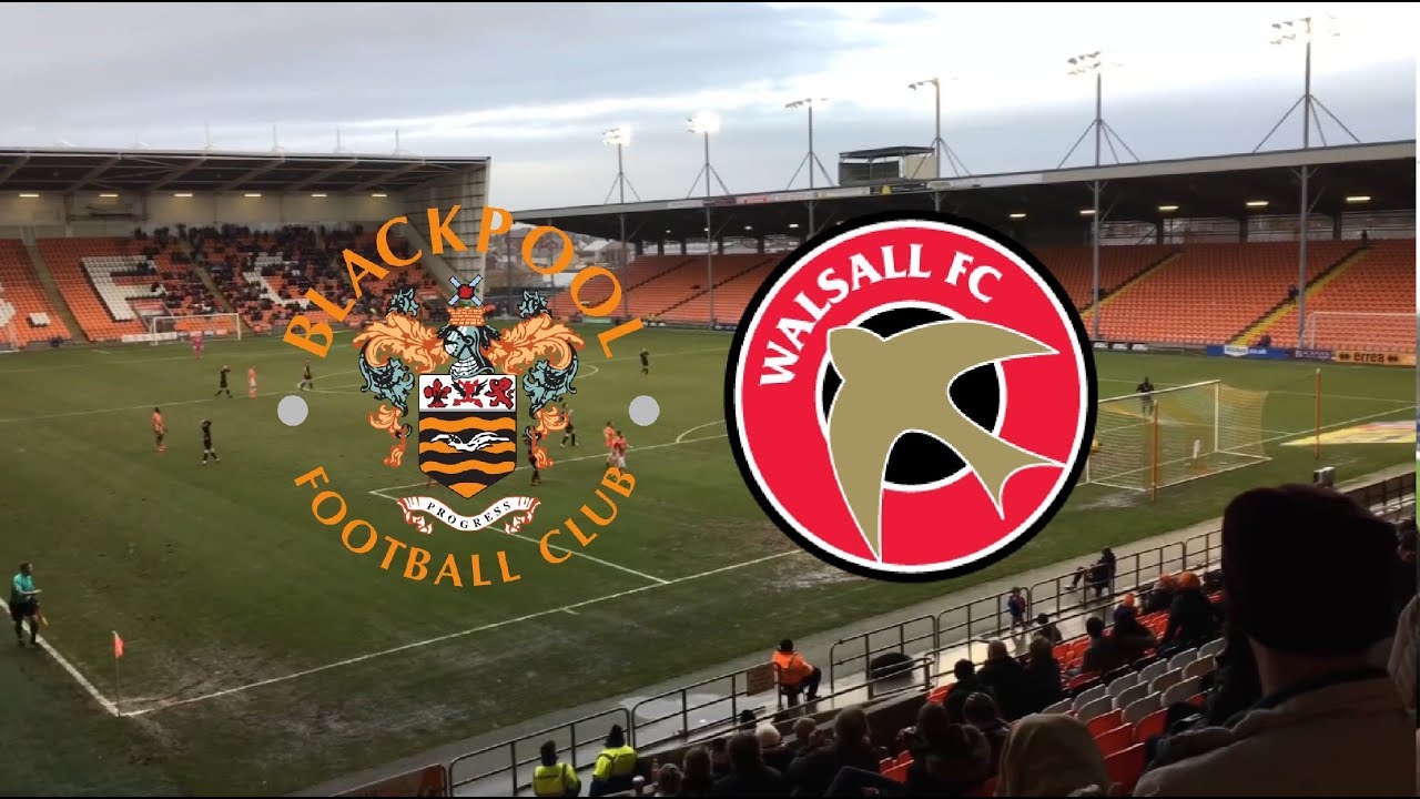 BLACKPOOL VS WALSALL VLOG - LATE EQUALISER!