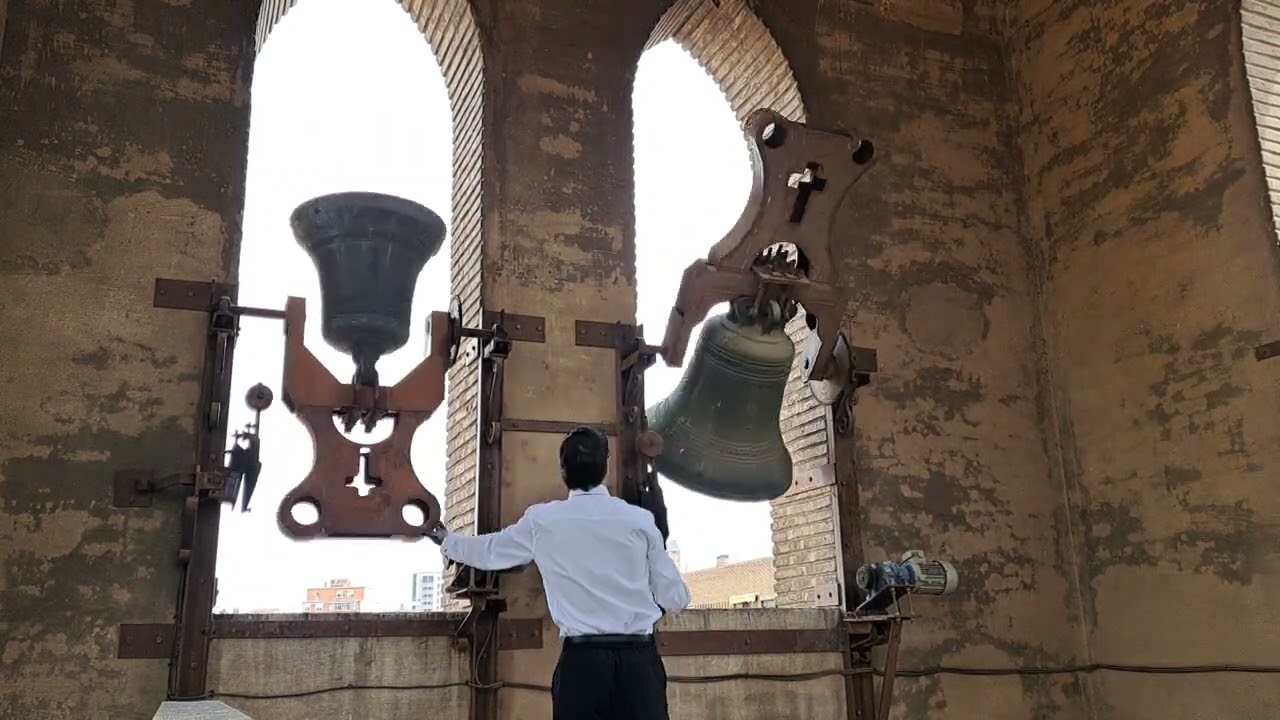 Toque manual de campanas en Zaragoza
