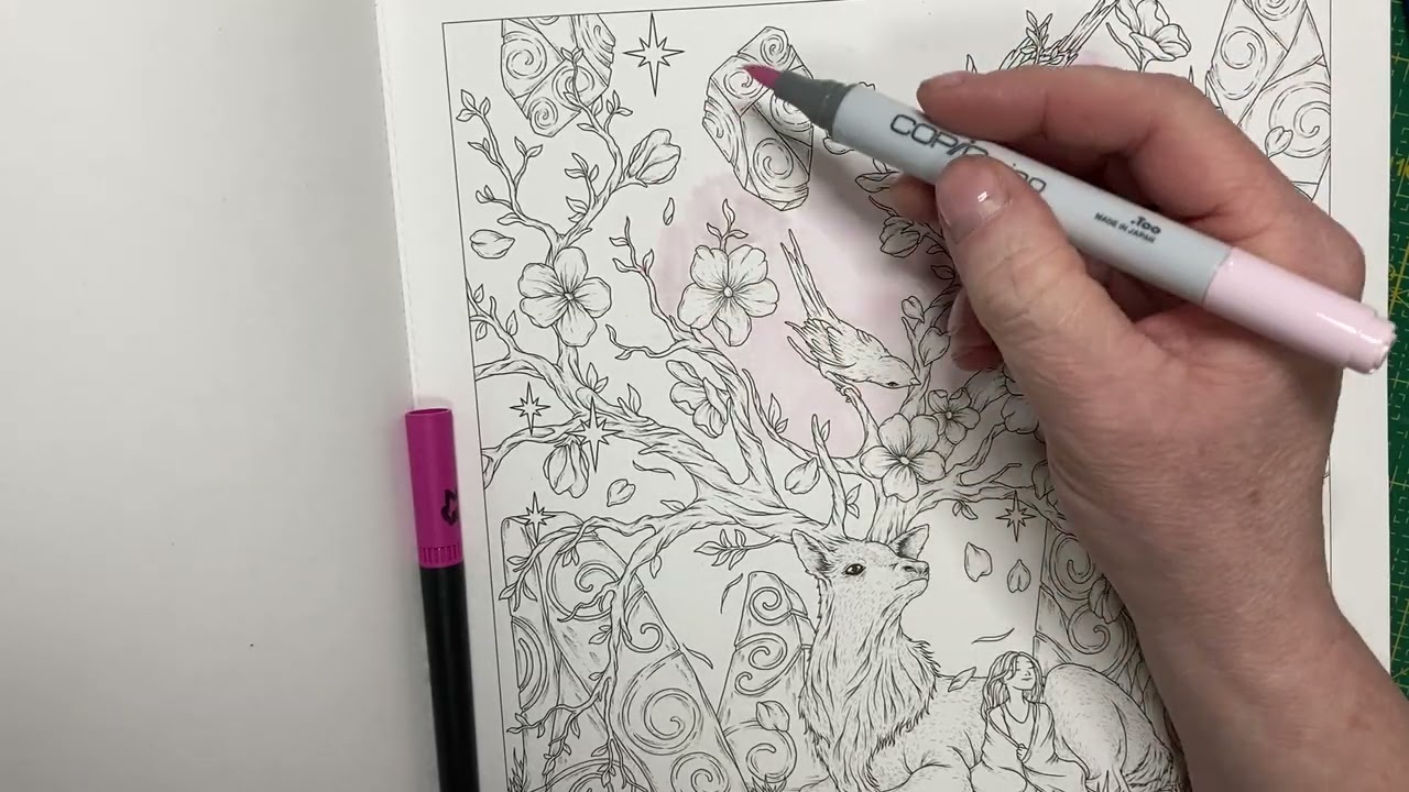 Chvilka s pastelkou 2/26 #colors #2026 #relaxing #animals #coloringbook #mythology #omalovanky #art 