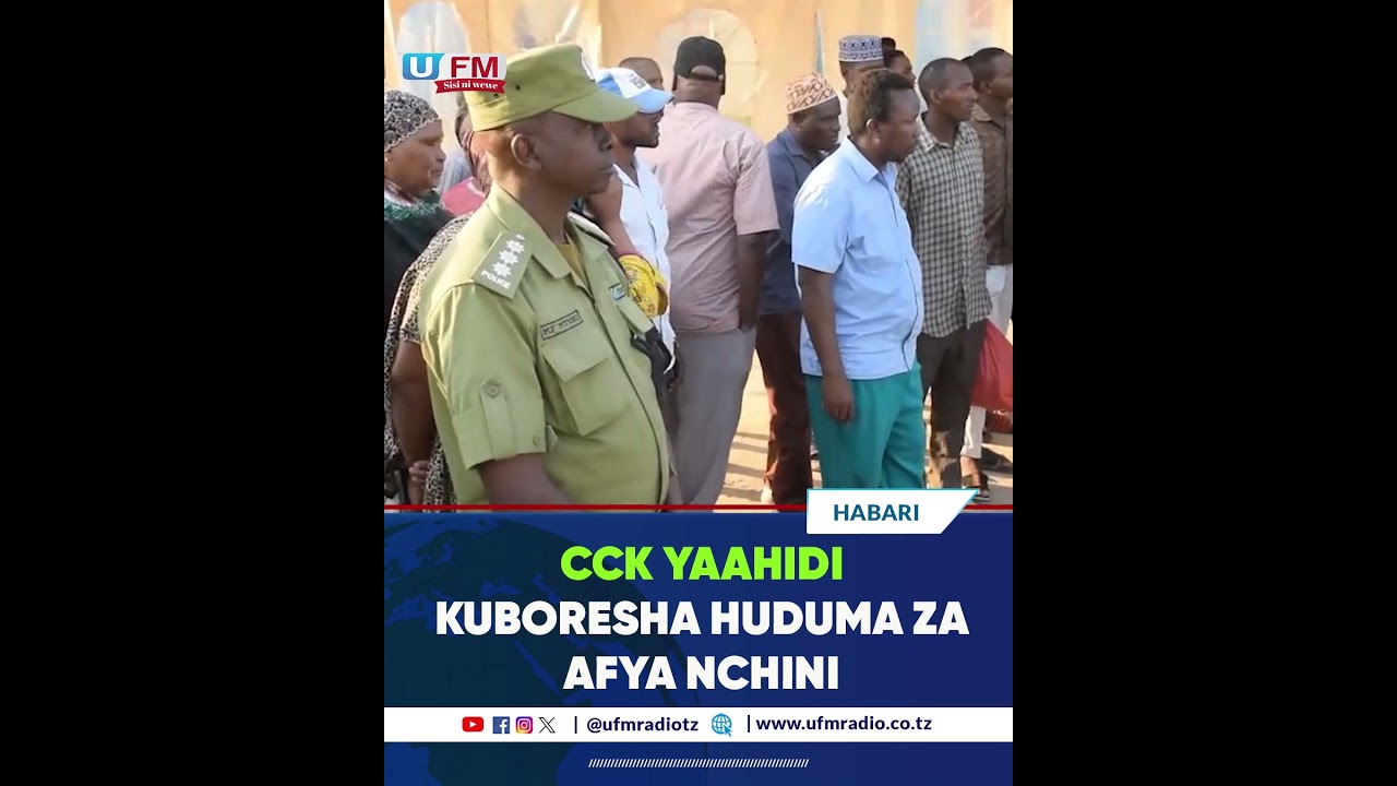 MGOMBEA URAIS CCK AAHIDI KUBORESHA SEKTA YA UCHUMI, ATAJA BIMA YA AFYA