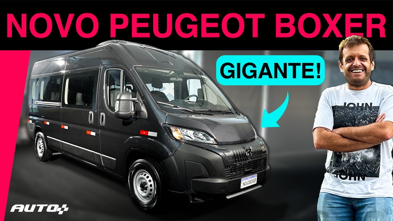 Novo PEUGEOT BOXER 2026 melhor opção para Carga e Passageiros?