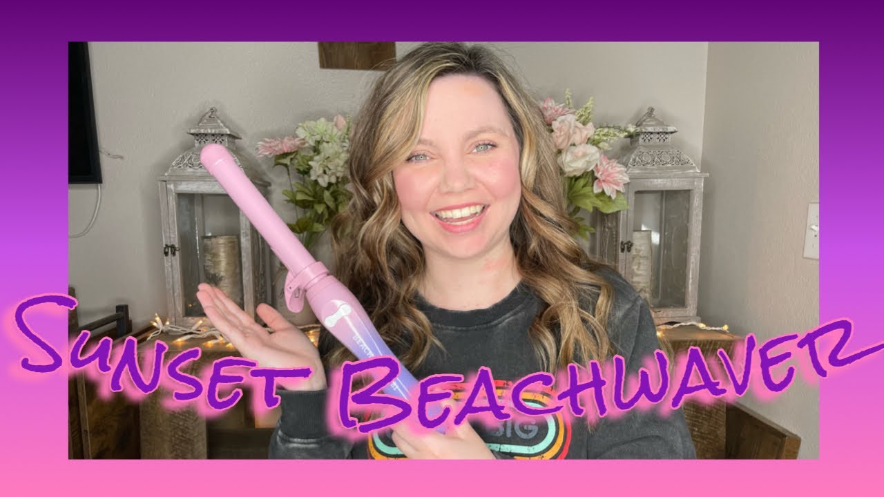 SUNSET B1 BEACHWAVER CURLING IRON FIRST IMPRESSION AND REAL TIME USE! IS IT REALLY QUICK AND EASY?!