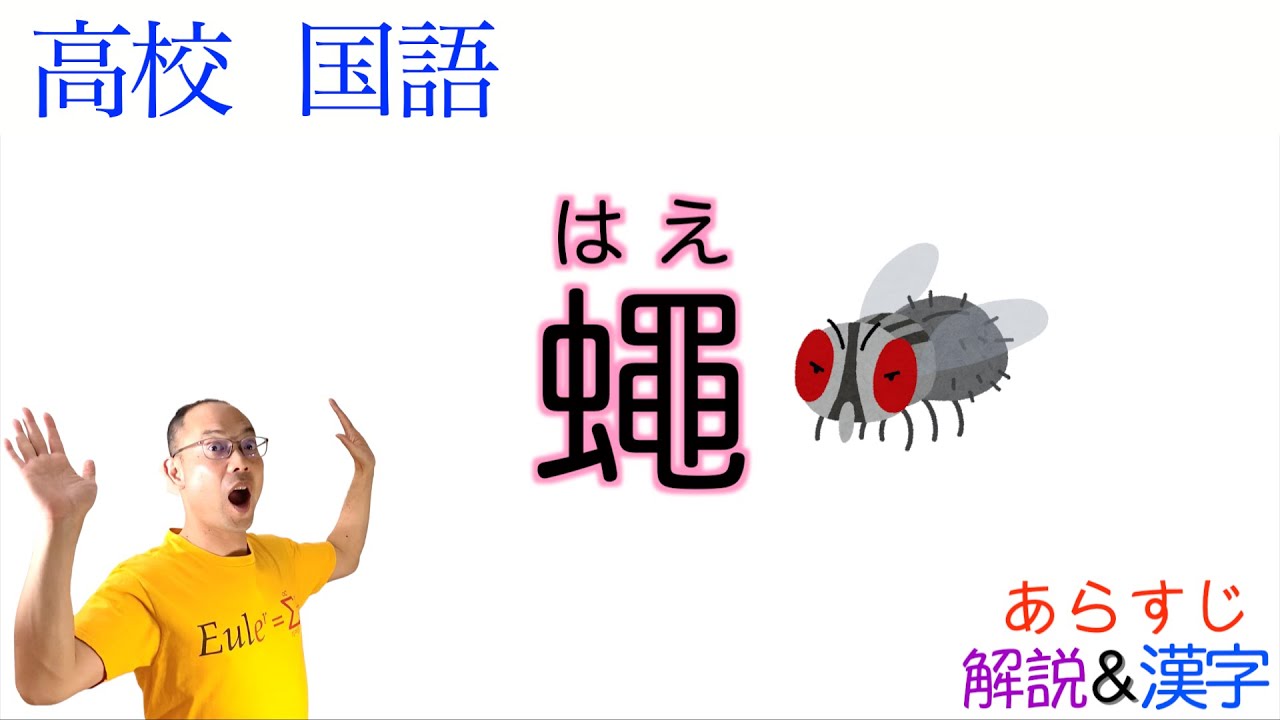 【悪夢の事故】蠅【文学国語・現代文B・現代文A】教科書あらすじ&解説&漢字〈横光利一〉