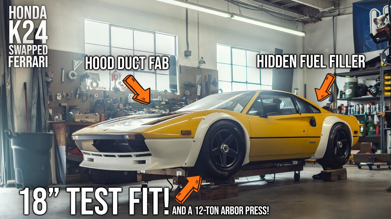 Honda-Powered Ferrari - Progress! - Test Wheels, Fabrication, Tools, & More
