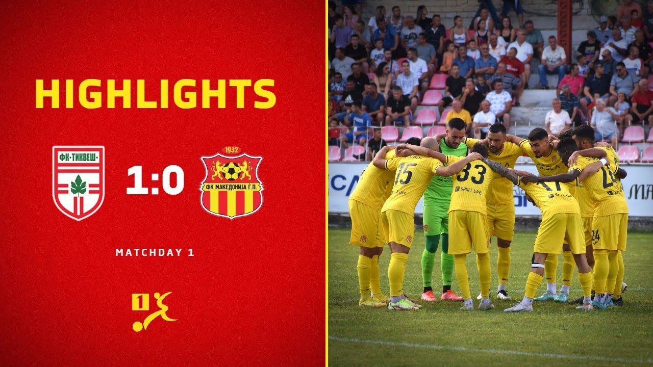HIGHLIGHTS | FK Tikves 1:0 FK Makedonija GP | 1.MFL - Matchday 1