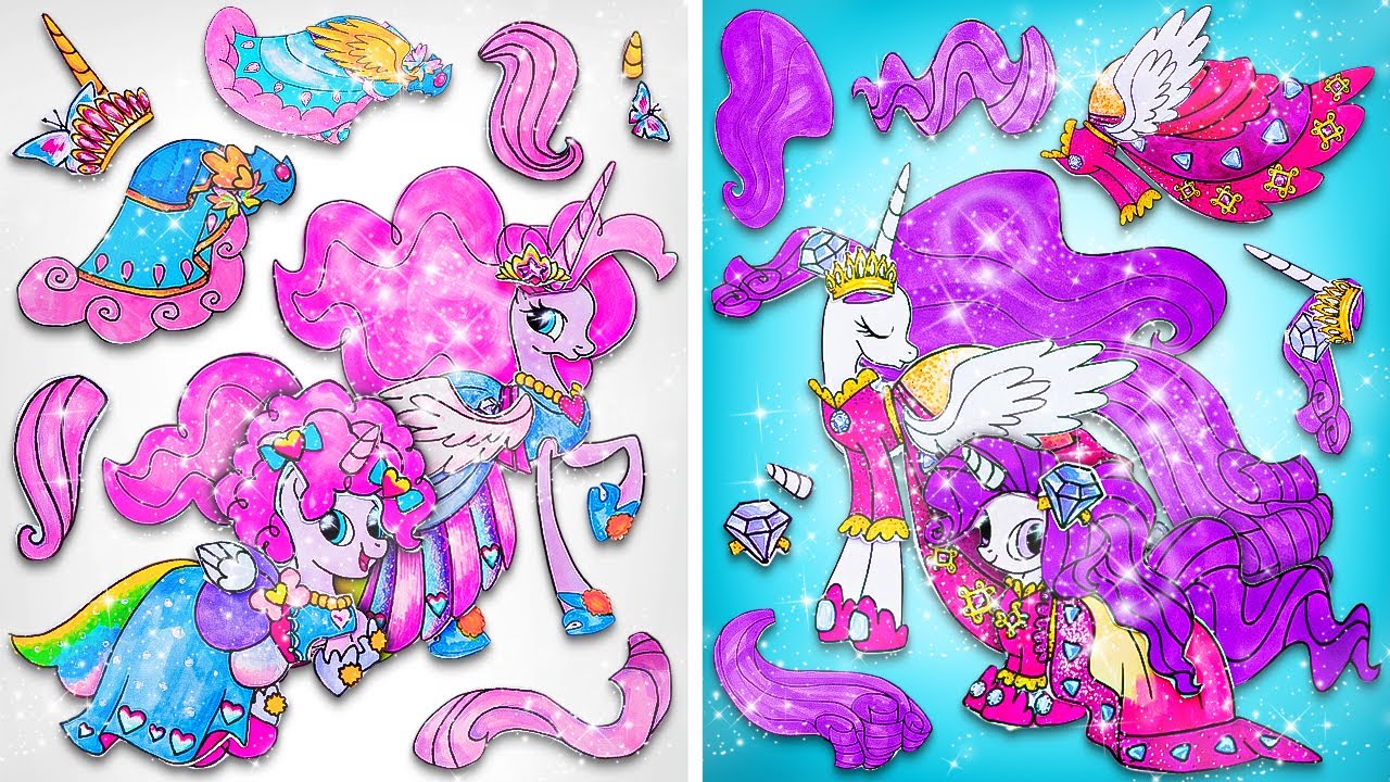 De ponis pobres a fabulosas princesas || Transformación de bricolaje de 