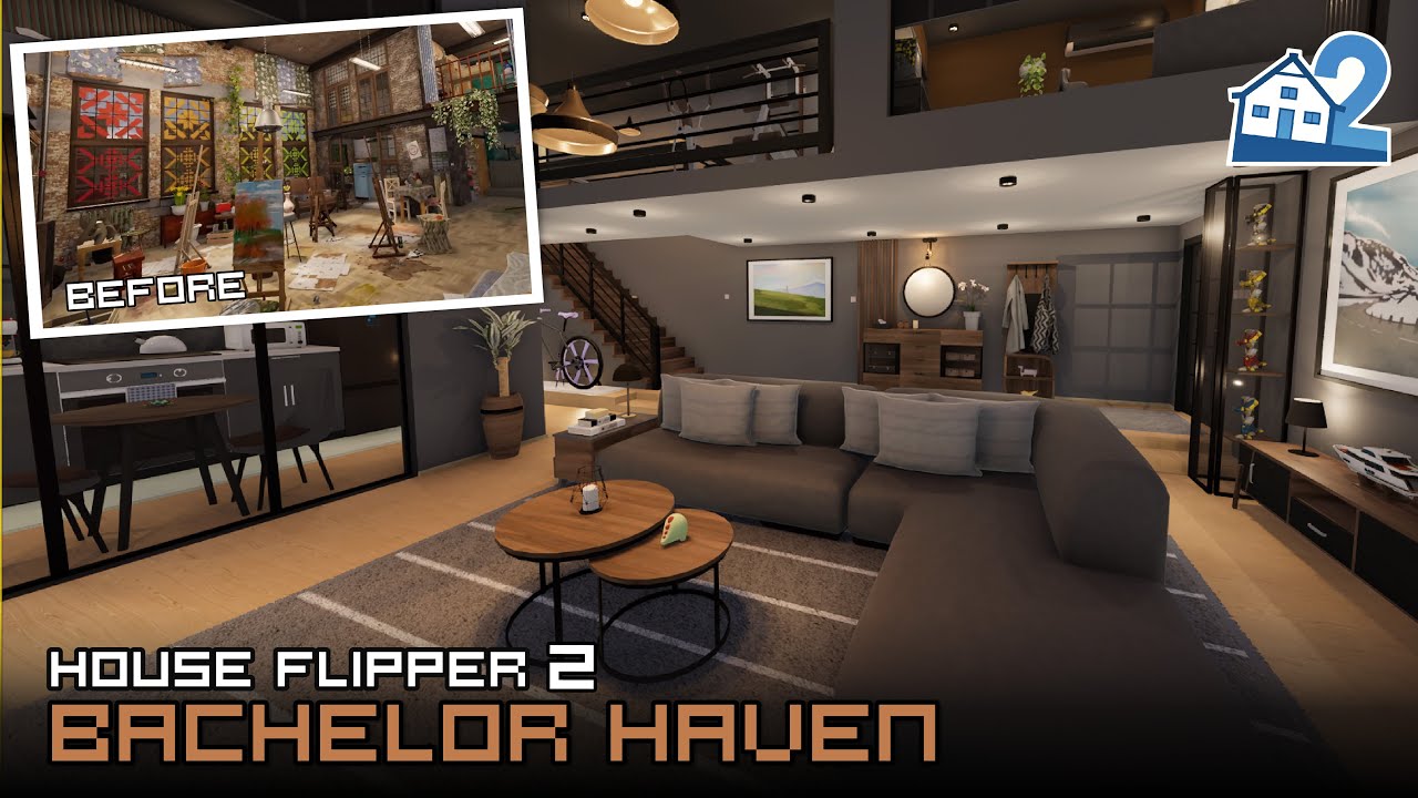 The Bachelor Haven | Bohemian Apartment Renovation | House Flipper 2 | Speed Gameplay