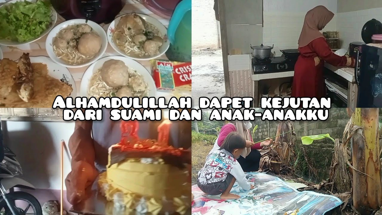 Ikut Suami Kesawah Nunggu Padi,Lanjut Masak Untuk Menu berbuka Puasa