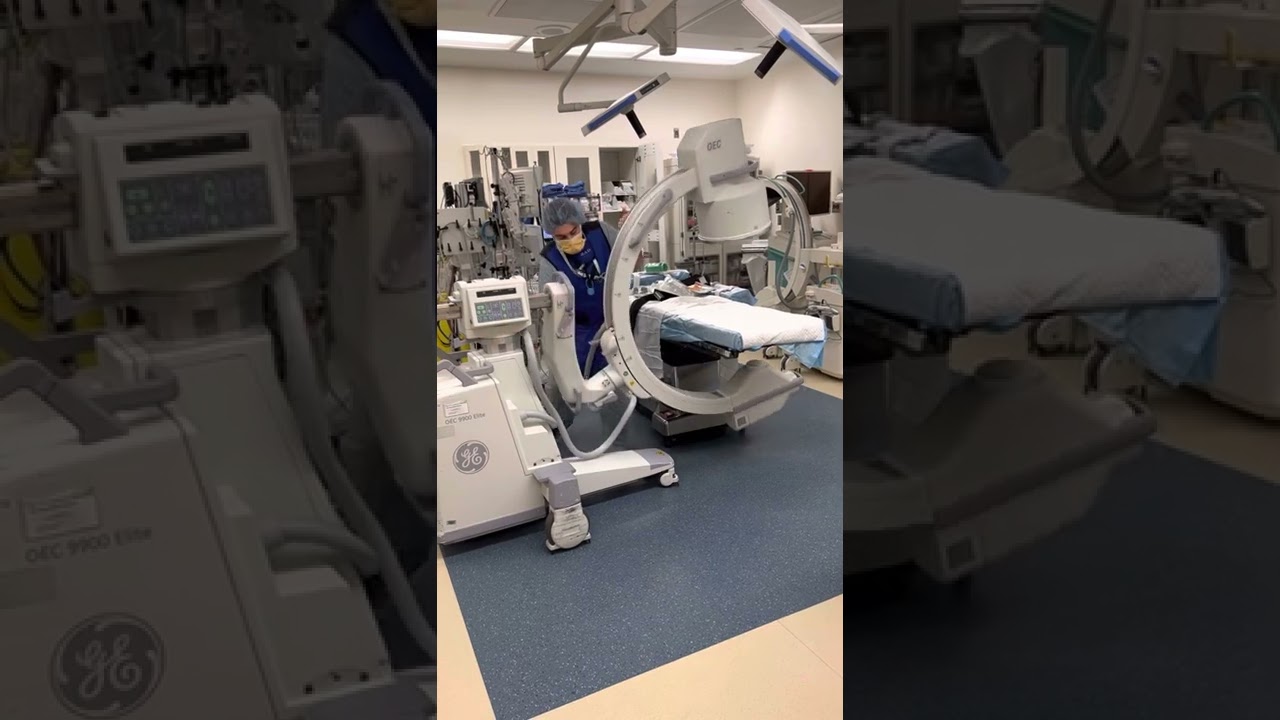 Diagnostic Radiology C-arm OEC 9900 using the Super C ⚡️ to image contralateral anatomy